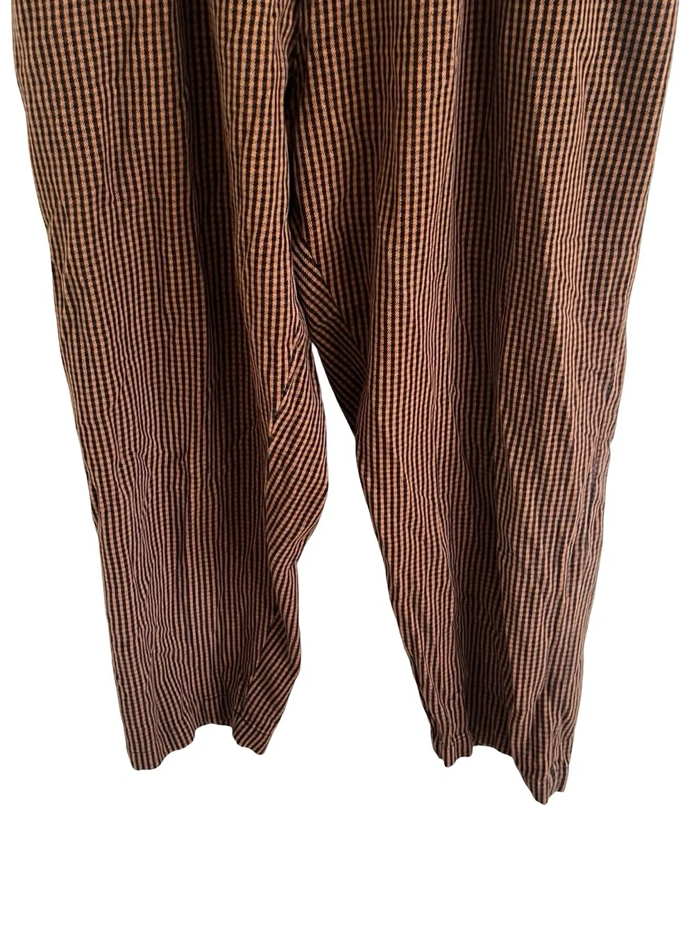 Big Bud Press Brown Plaid Check Trousers Pants Large